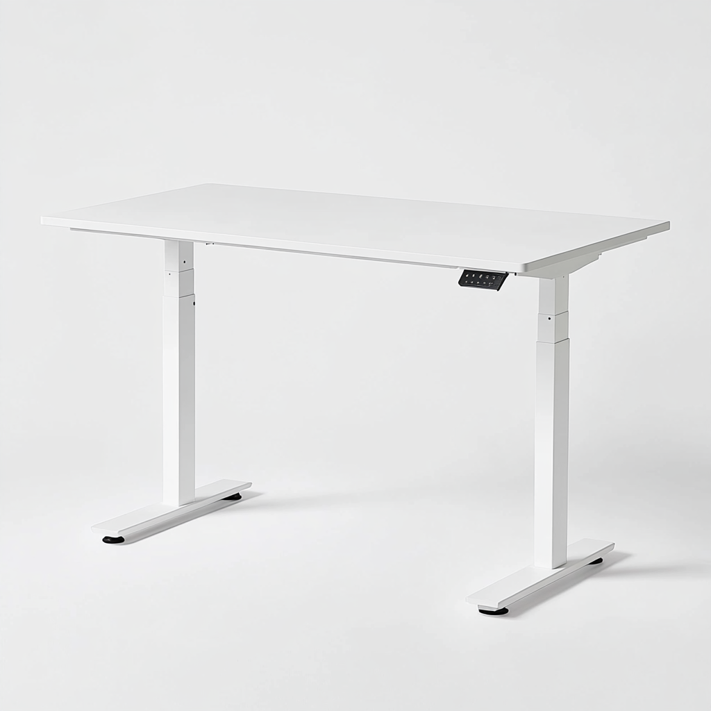 120cm Electric Standing Desk Adjustable Height Sit Stand Table - White