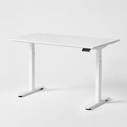 120cm Electric Standing Desk Adjustable Height Sit Stand Table - White