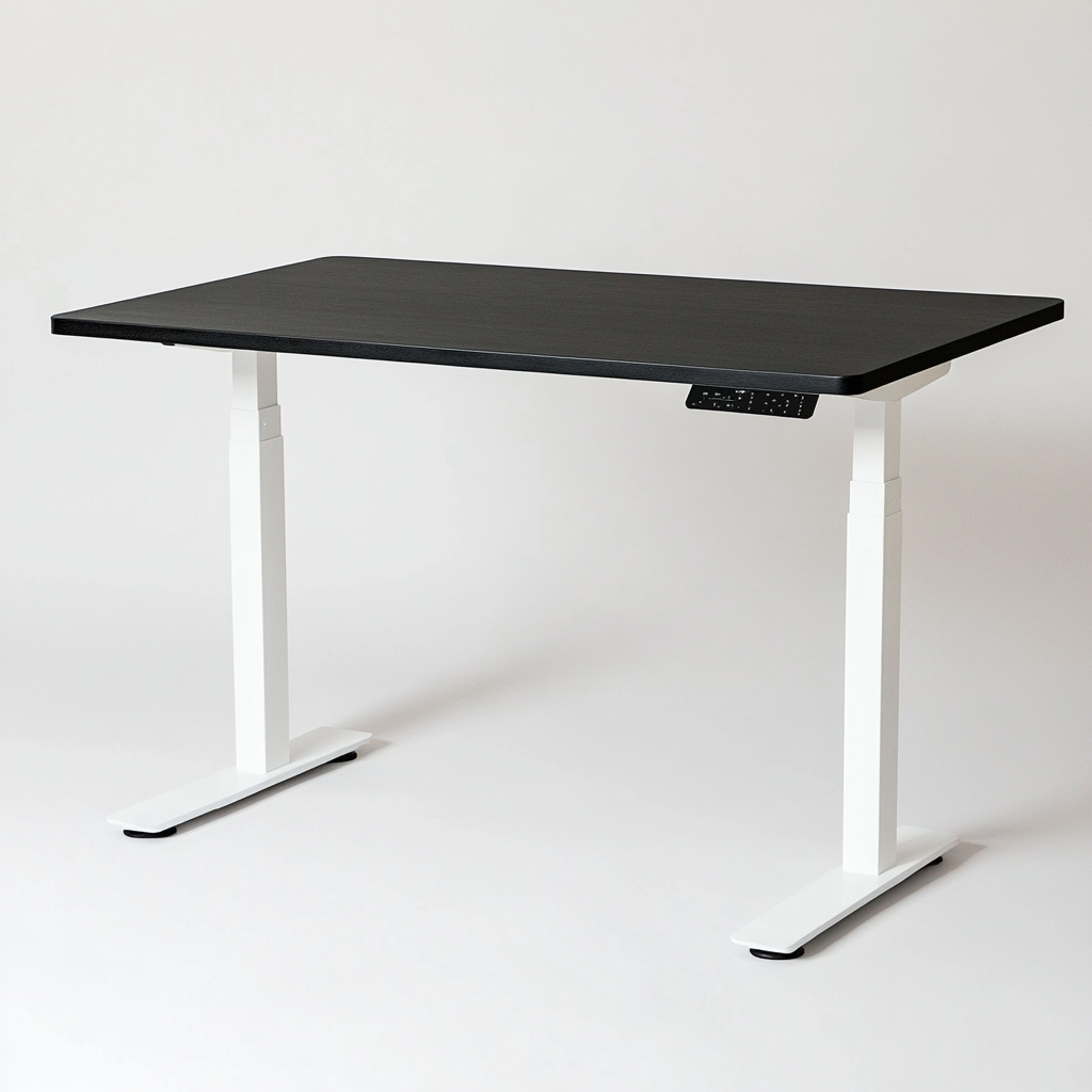 120cm Electric Standing Desk Height Adjustable Sit Stand Table - Black