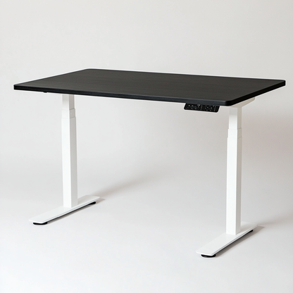 120cm Electric Standing Desk Height Adjustable Sit Stand Table - Black