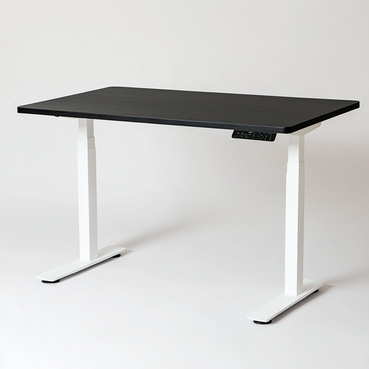 120cm Electric Standing Desk Height Adjustable Sit Stand Table - Black